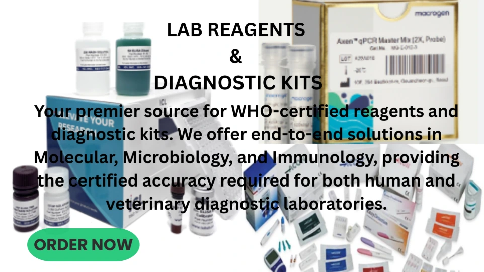 diagnostic kits for use on both humans and animals